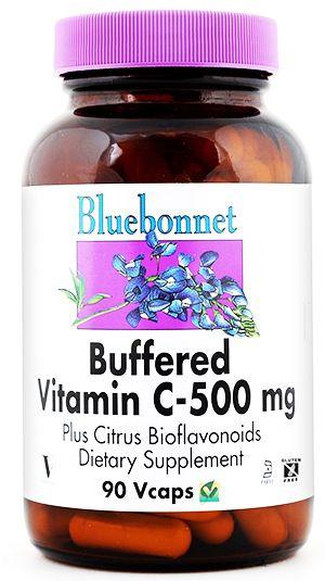 Bluebonnet Vitamina C No Acida 500mg 90 cápsulas