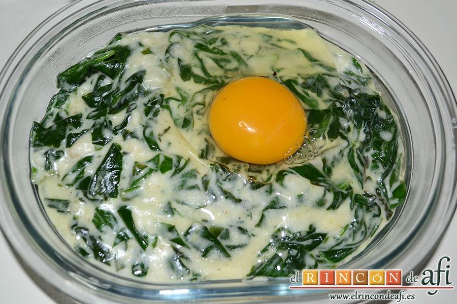 Huevos Florentina, también se pueden poner huevos de gallina