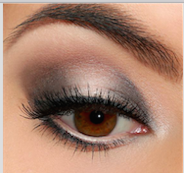 maquillaje ojos marrones=k