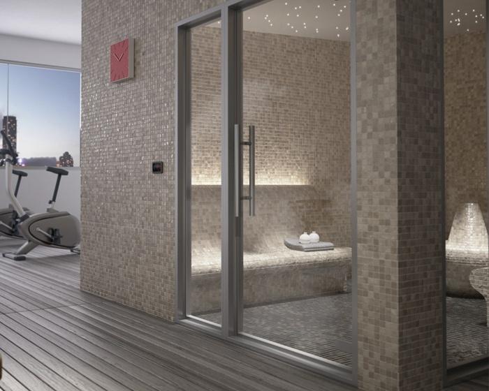 cuarto de bano relajante rugia