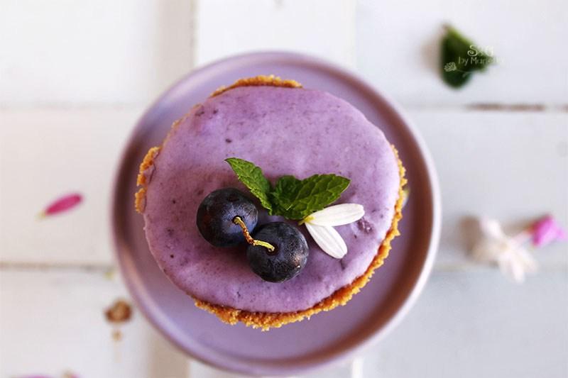 Mousse de arándanos, mousse chocolate blanco, chocolate, mousse casero, receta de mousse arándanos, recetas de sweets and gifts, bloguer murciana, frutos rojos, recetas frutos rojos, tartaletas, tartaletas de mousse de arándanos, frutos rojos, hierbabuena, foodbloguer