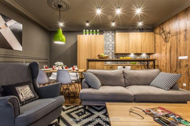 Salon clasico y madera