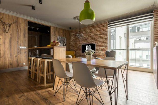 paredes madera nogal