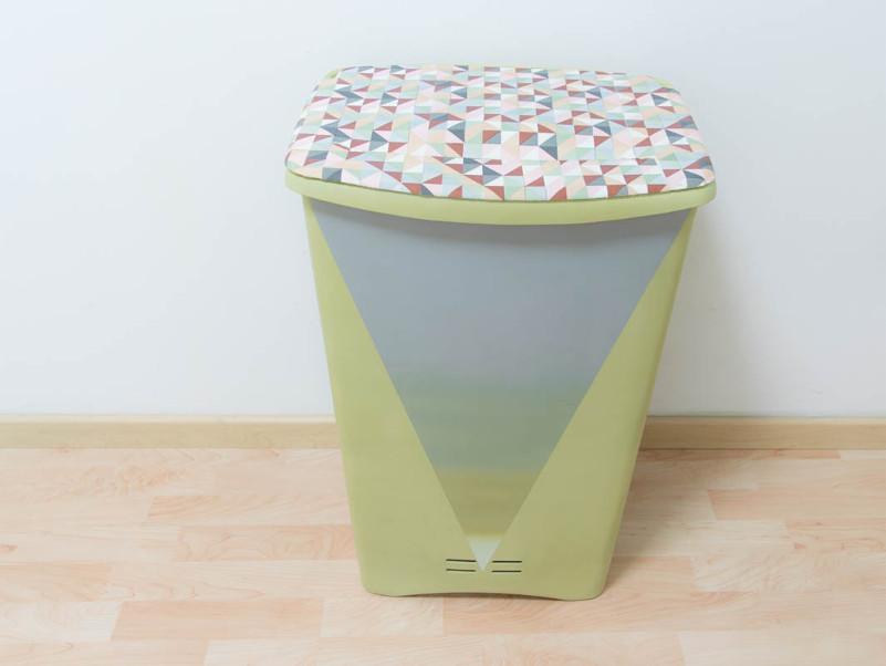 cubo plastico despues