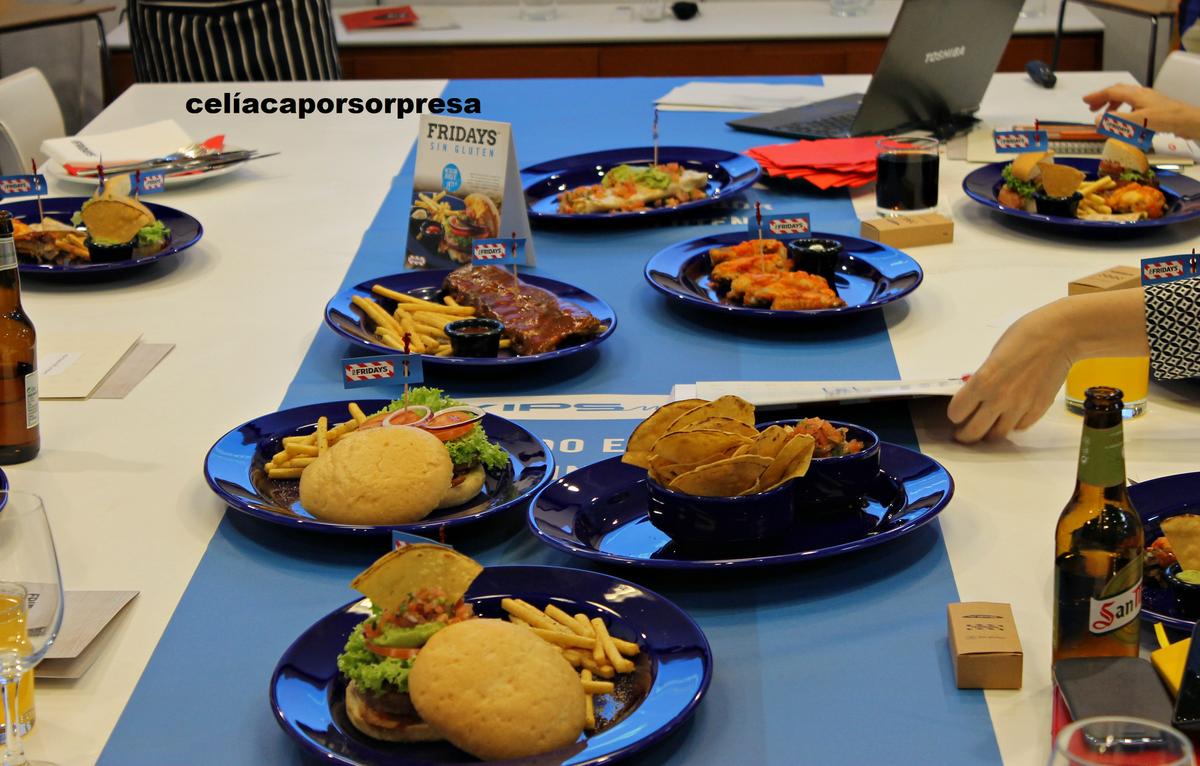 mesa-platos-sin-gluten-fridays