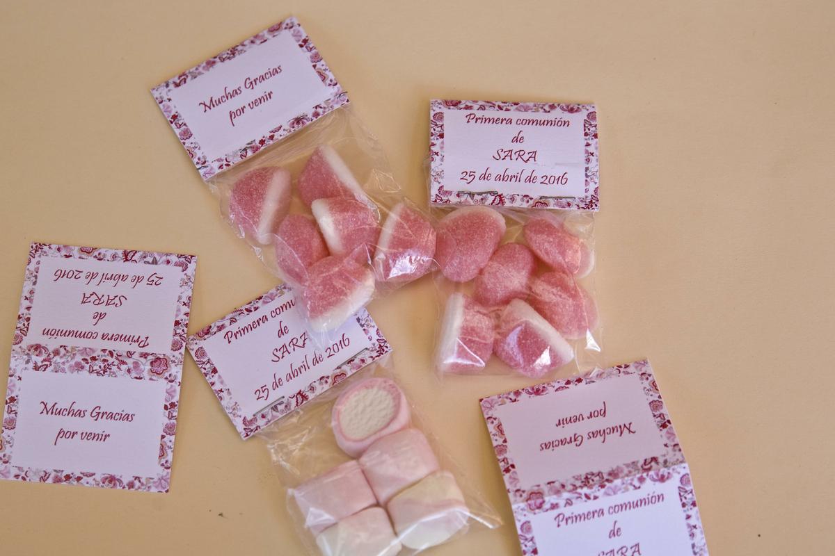 Kit imprimible para primera comunión - etiquetas