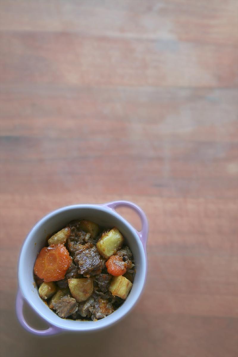 GUISO DE CARNE CON PATATAS o el ragú de mi madre #receta