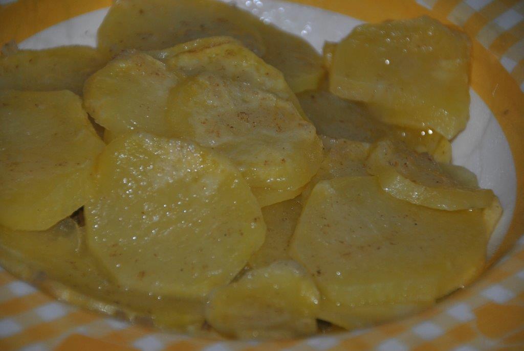 tortilla española con salvia