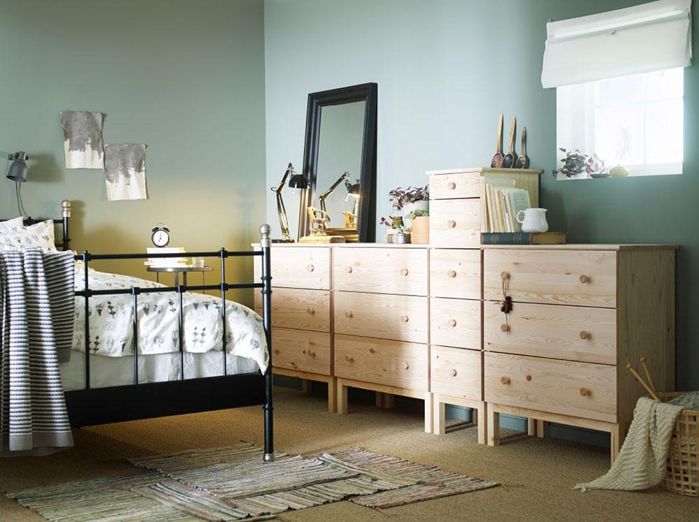 colores para decorar el dormitorio ikea verde suave