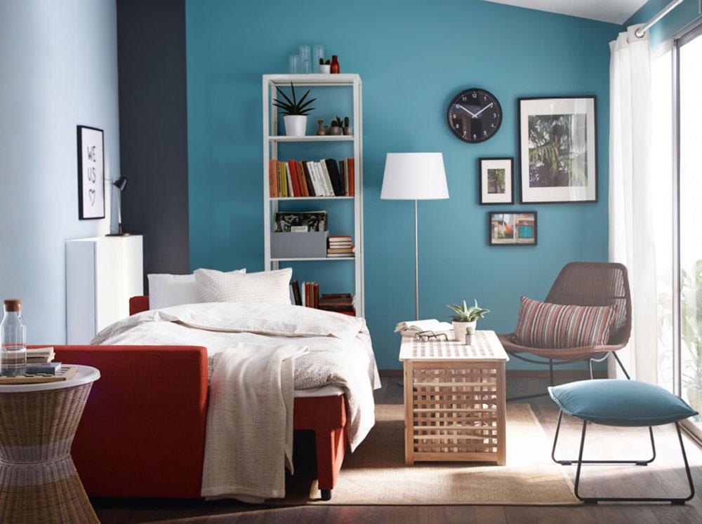 colores para decorar el dormitorio ikea turquesa