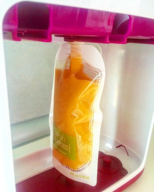 infantino bolsas puré