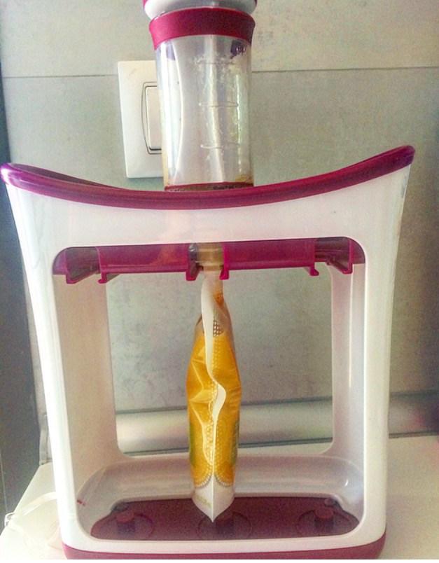 infantino station bolsas purés