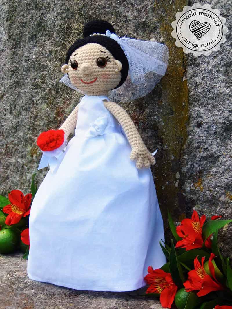 Novios Crochet (patron) Maria Martinez Amigurumi 