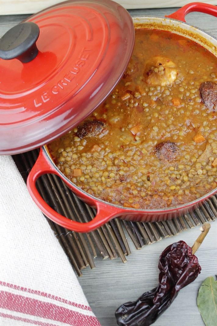 Potaje de lentejas con chorizo