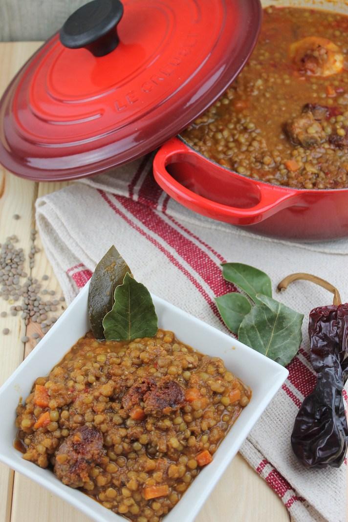 Potaje de lentejas con chorizo
