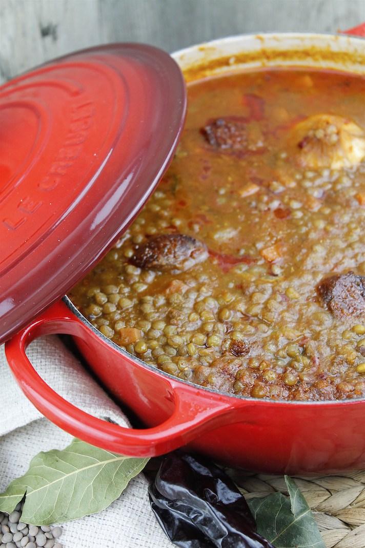 Potaje de lentejas con chorizo