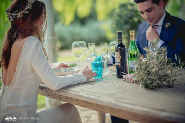 Boda de destino en Toscana bebida