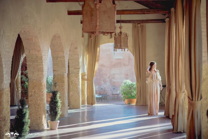 Boda de destino en Toscana vestido inma linares
