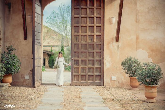 Boda de destino en Toscana llegada novia