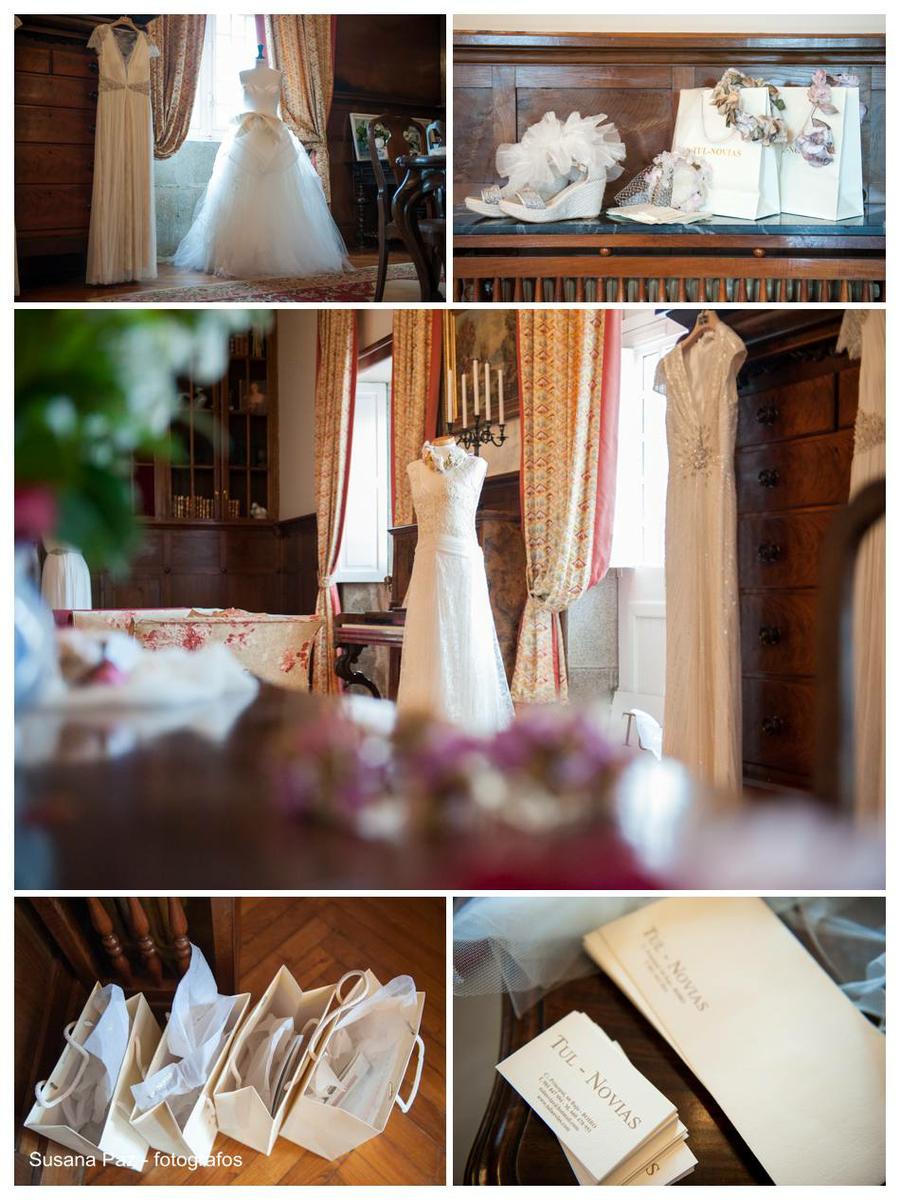 La vie en rose. Tul - Novias. Pazo do Tambre 2016