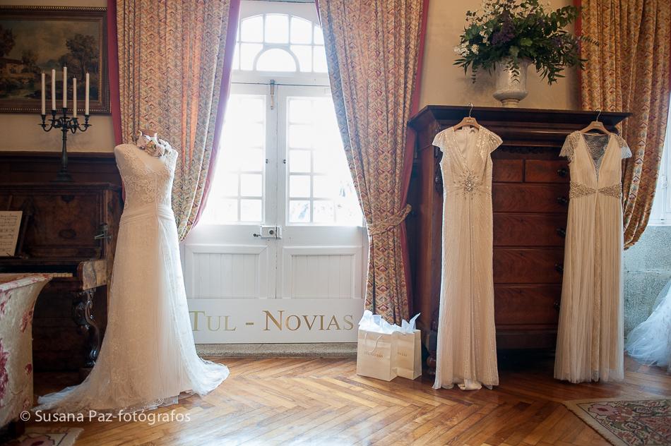 La vie en rose. Tul - Novias. Pazo do Tambre 2016