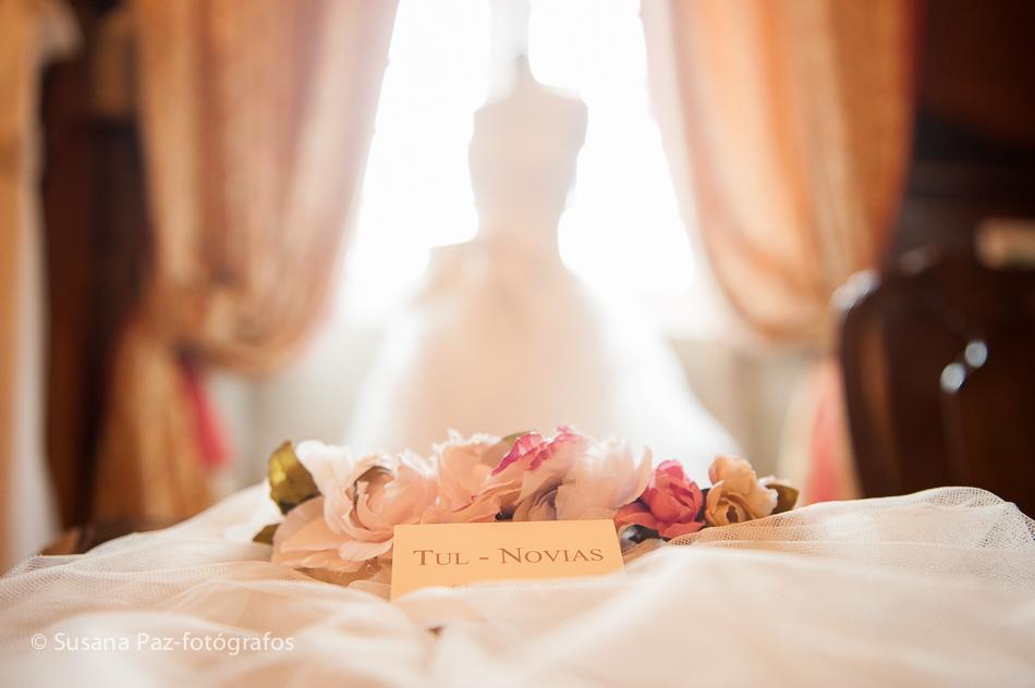 La vie en rose. Tul - Novias. Pazo do Tambre 2016