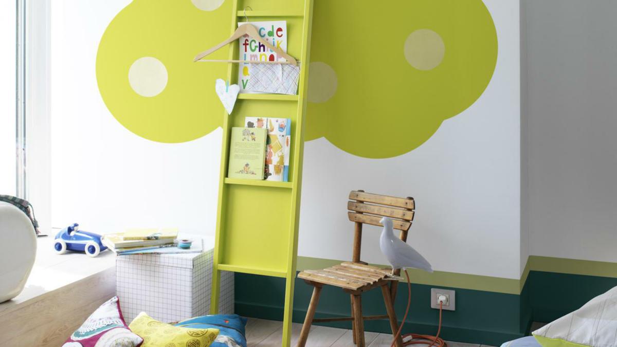 un-verde-lima-muy-creativo-para-el-cuarto-de-los-ninos