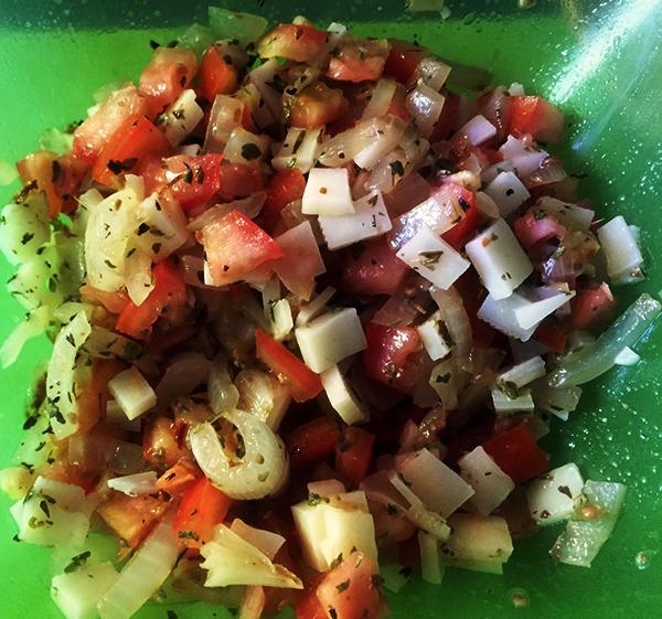 relleno de calabacines