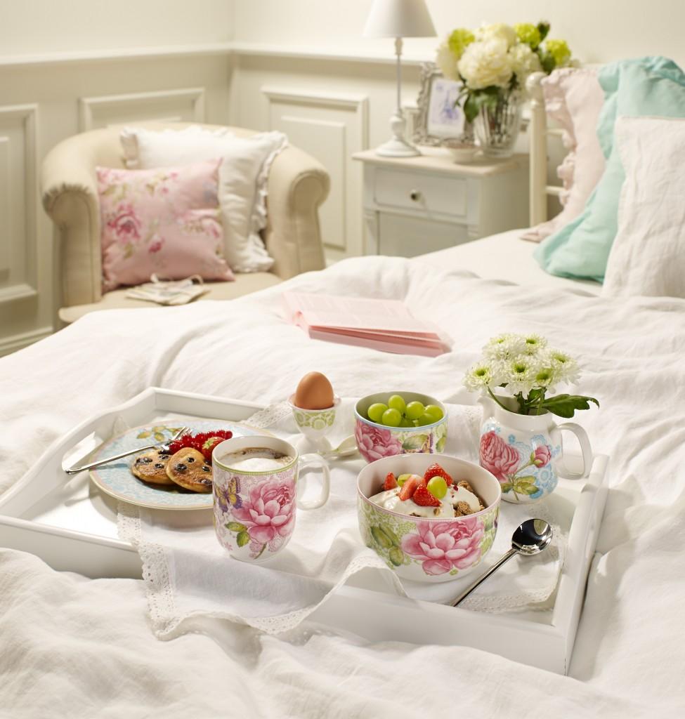 Mesas Bonitas para el Día de la Madre - desayuno en la cama