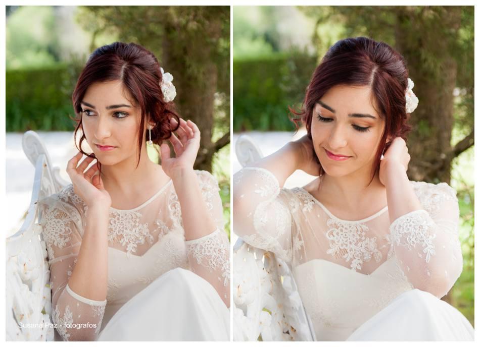 Vestidos de Novia de la diseñadora gallega Eva-Outeiral. Por Susana Paz. Fotógrafos de Boda en Galicia.