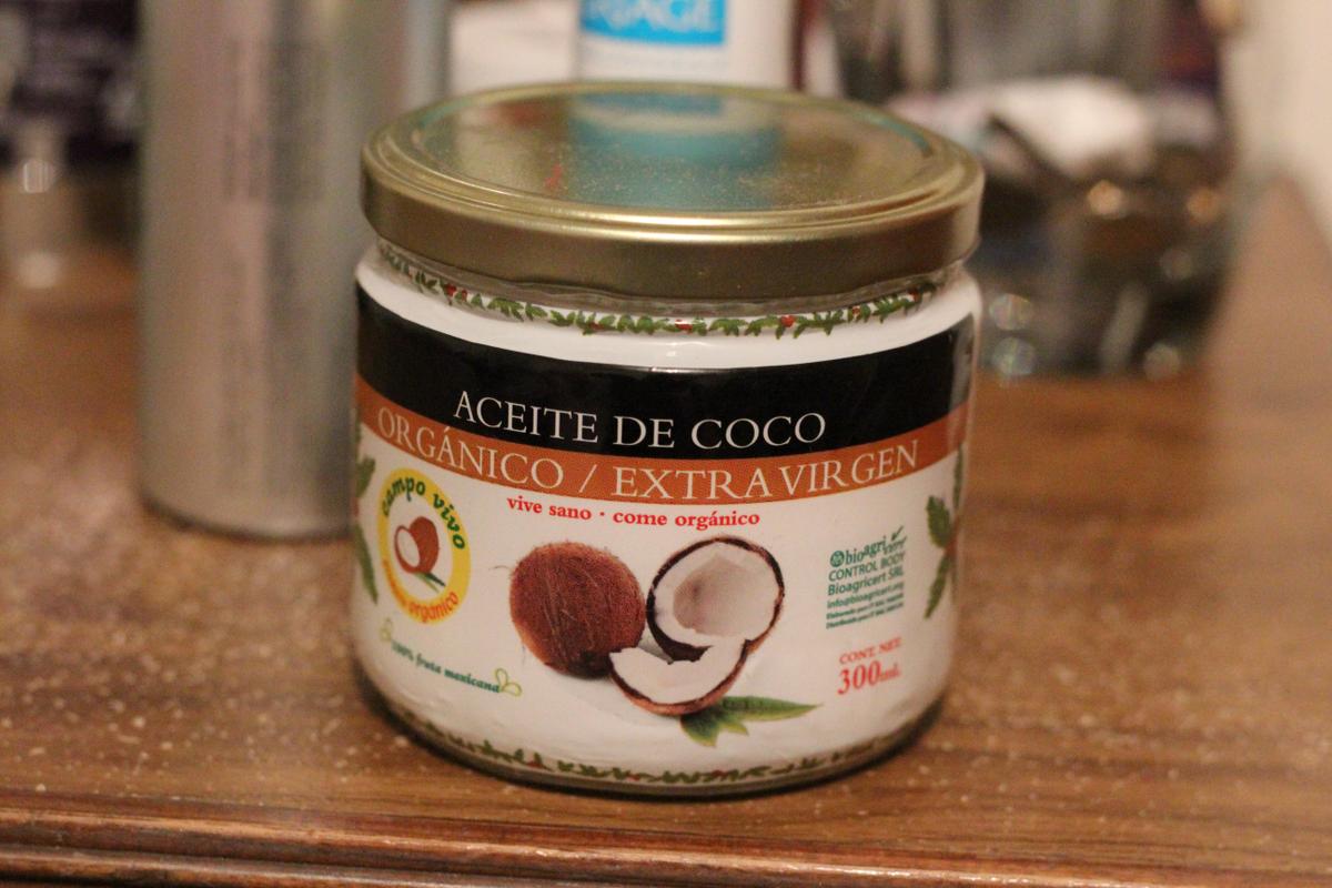 Aceite de coco para el pelo