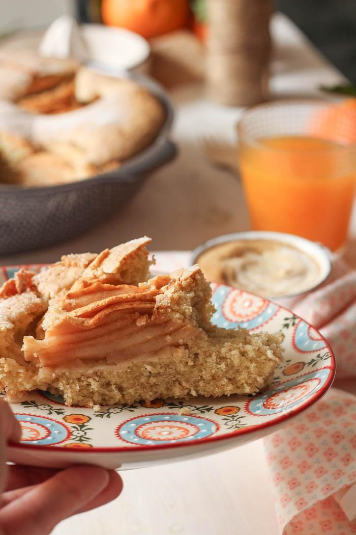 Receta de bizcocho cuatro cuartos por Pintando las nubes