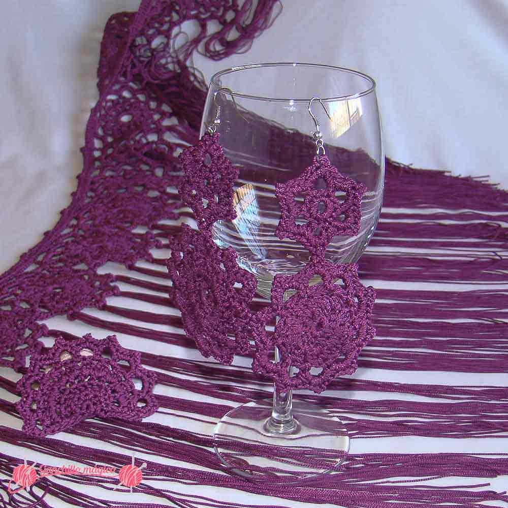 Pendientes en ganchillo (1)