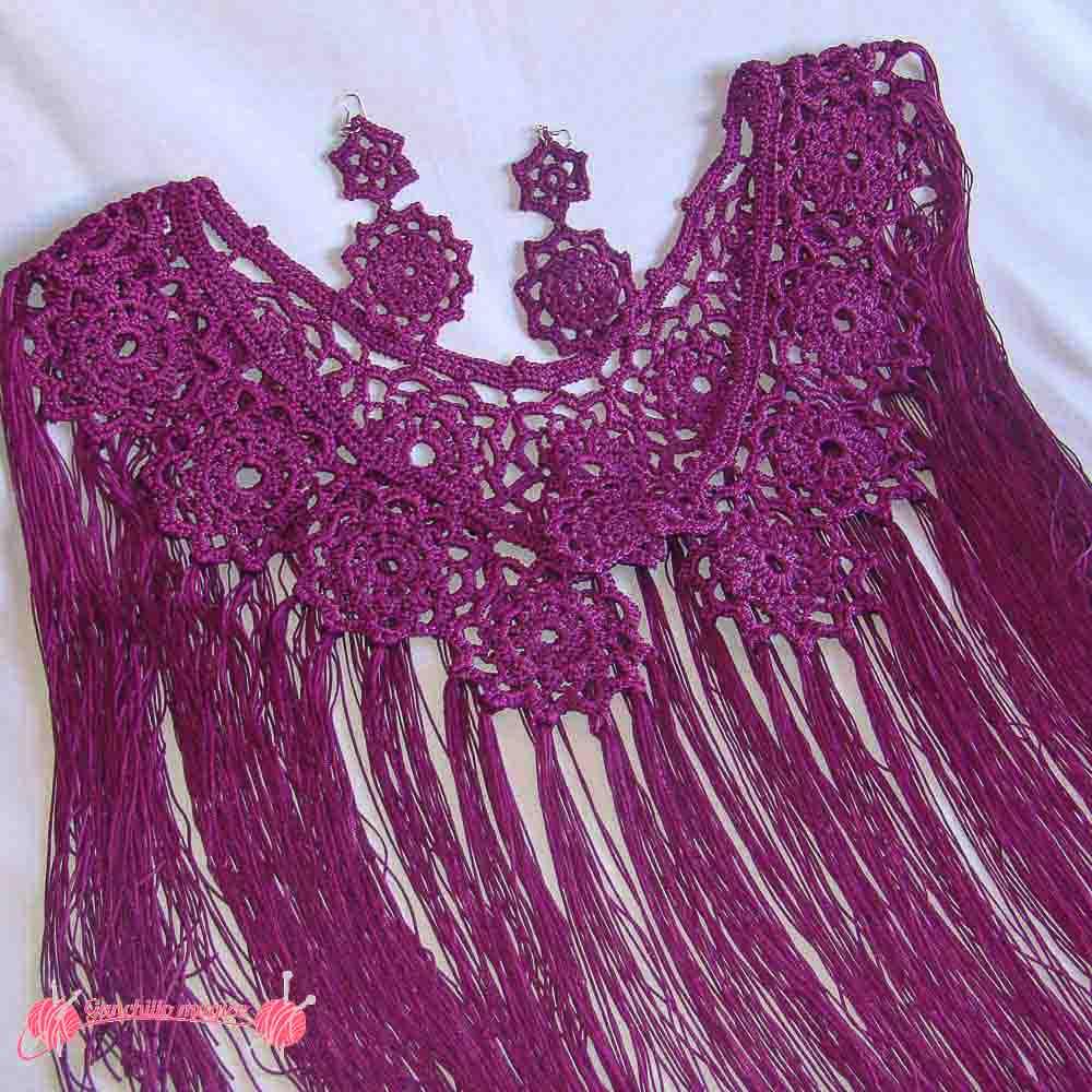 Pendientes en ganchillo (2)