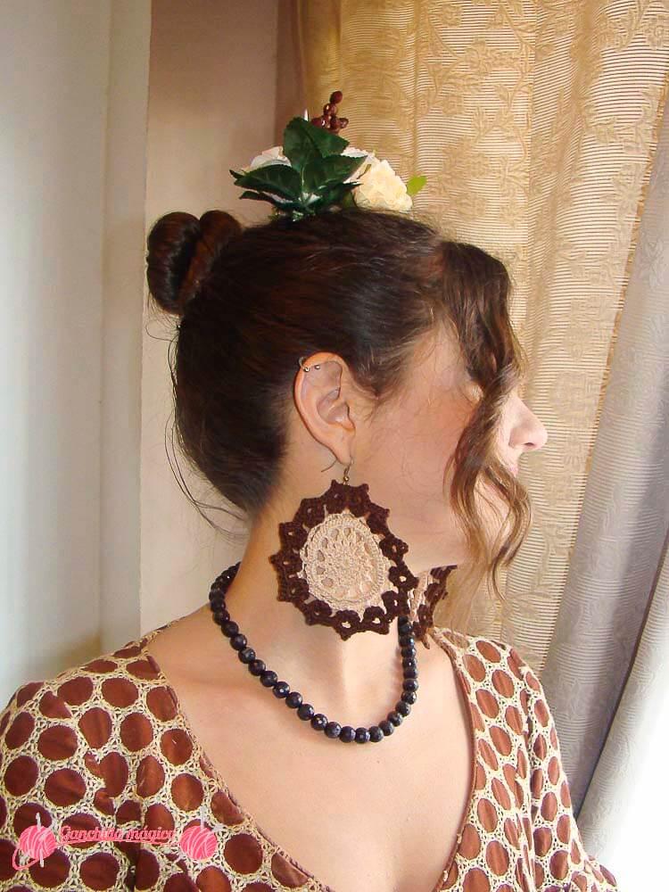 Pendientes en ganchillo (6)