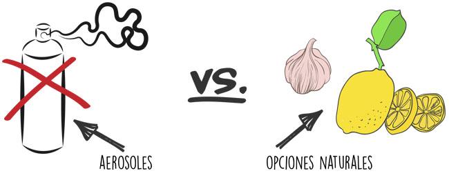 aerosoles vs opciones naturales