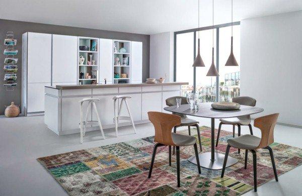 alfombra vintage persian patchwork