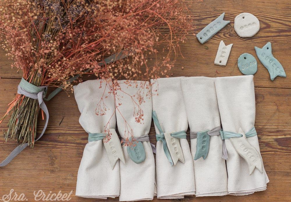 servilleteros de papel maché a mano