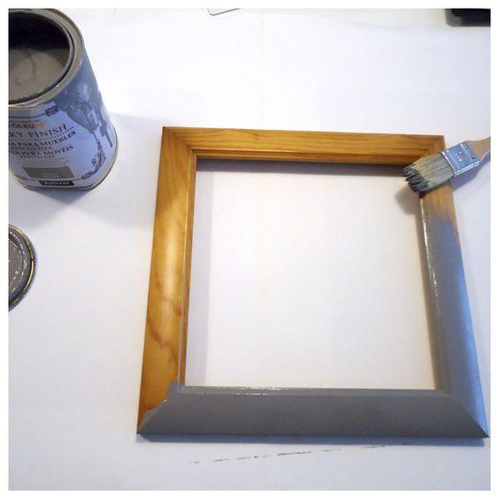 Reloj pared madera pintura Chalk Paint