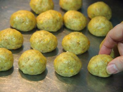 Bolitas para Rosquillas integrales de naranja