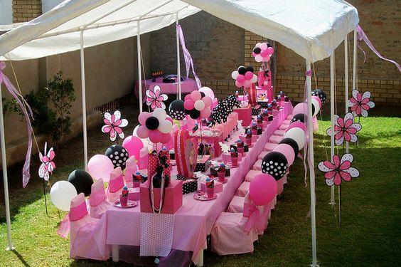 mesa de fiesta minnie mouse
