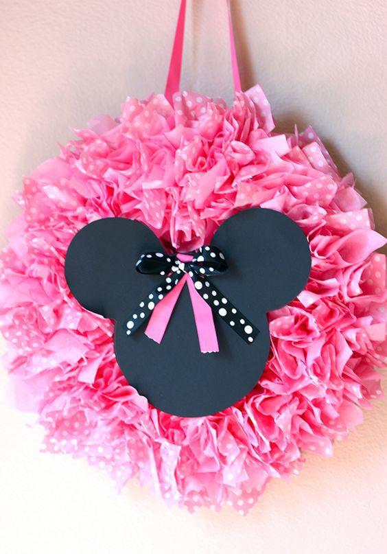 decoración para colgar minnie mouse