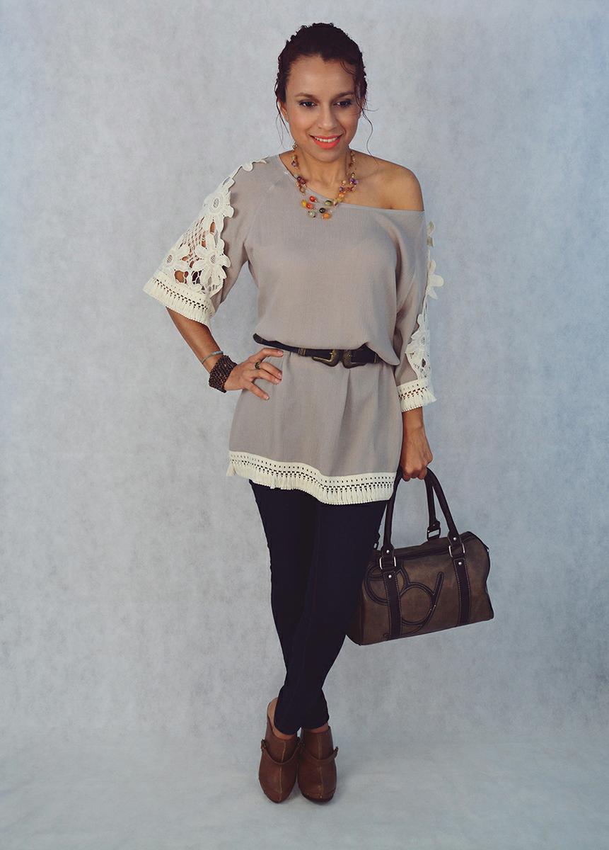 Look con vestido y vaquero 4