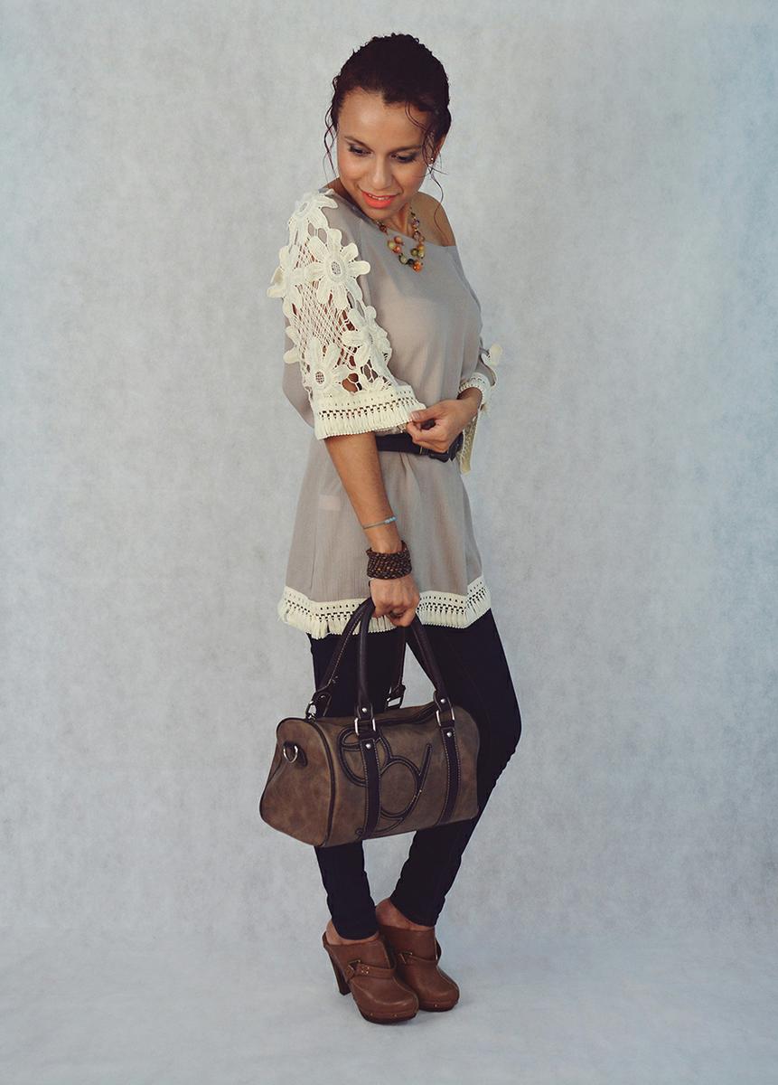 Look con vestido y vaquero 3