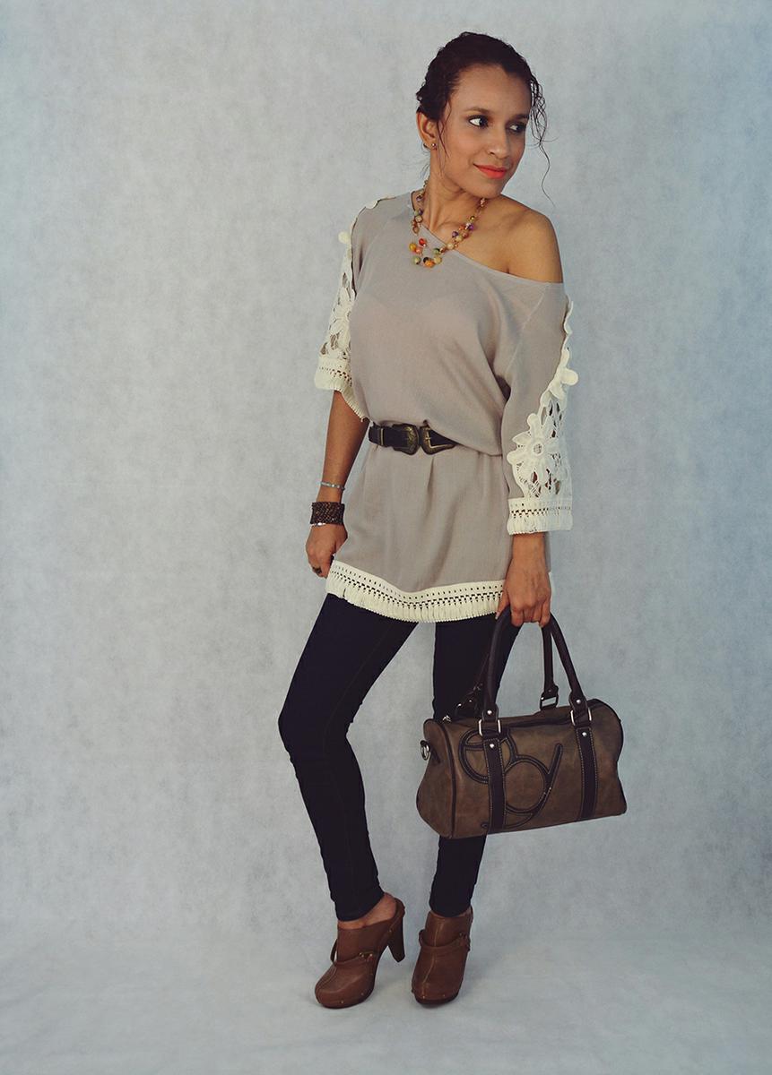 Look con vestido y vaquero 6