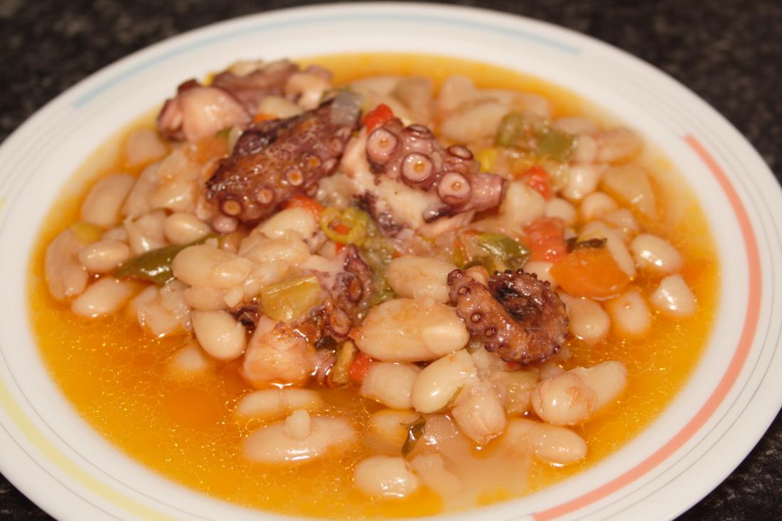 ALUBIAS CON PULPO 8