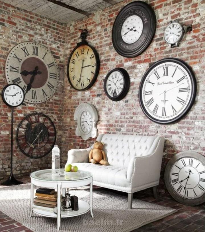 ideas para decorar con relojes grandes