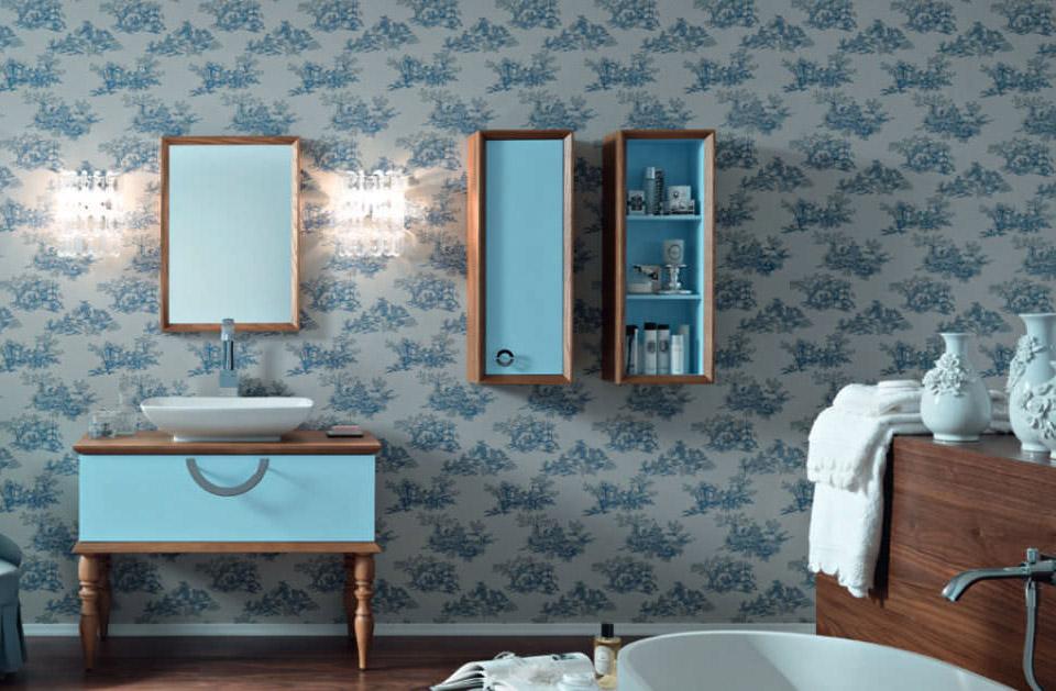 estampado toile de Jouy archiexpo bano