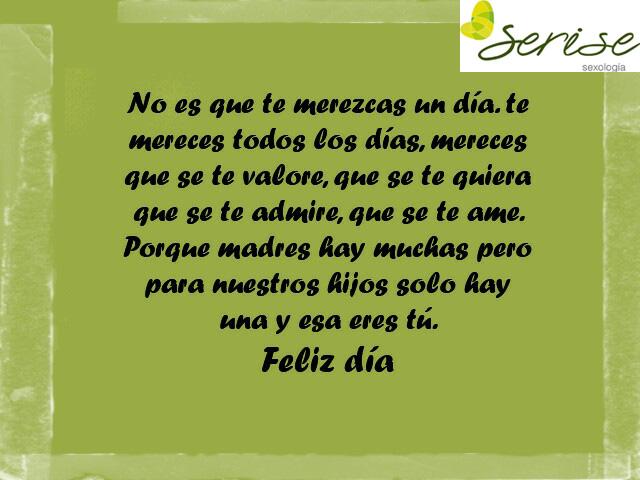 feliz dia de la Madre