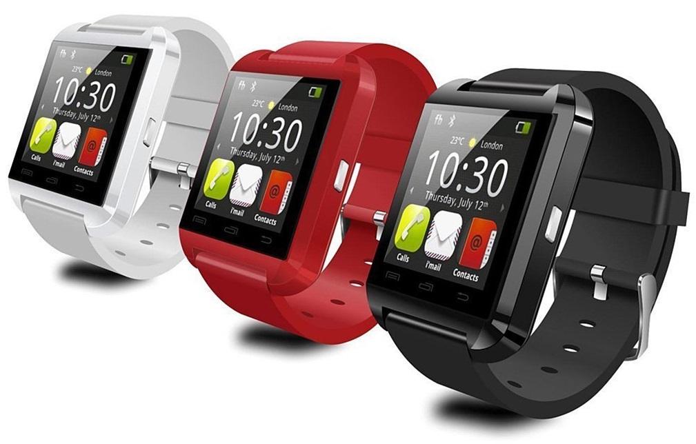 Uwatch u8 rojo negro blanco